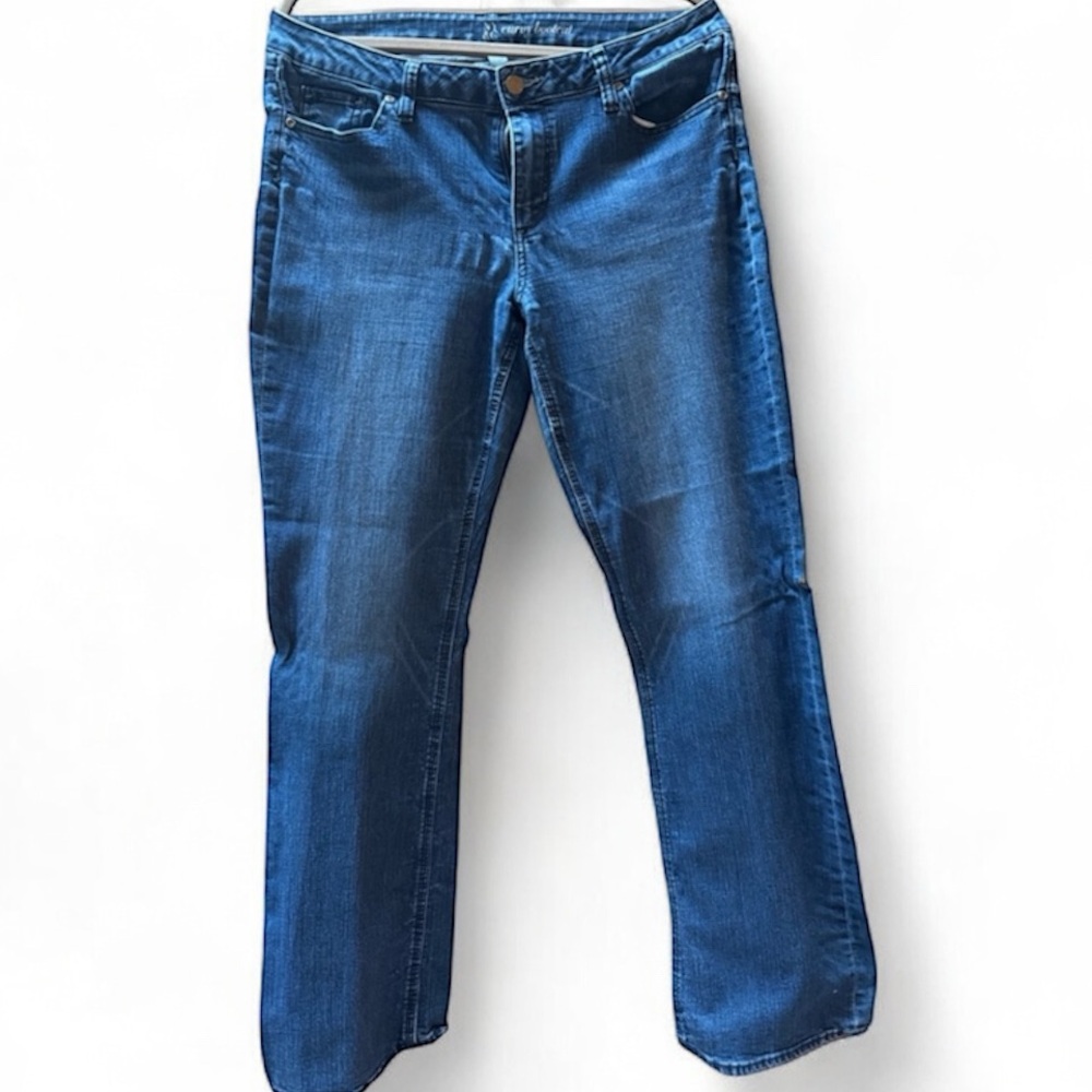 New York & Company Dark Blue Boot Cut Jeans